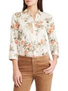 Lauren Ralph Lauren Floral Printed Button-down Shirt