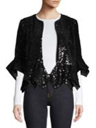 French Connection Alodia Sequin Jacket