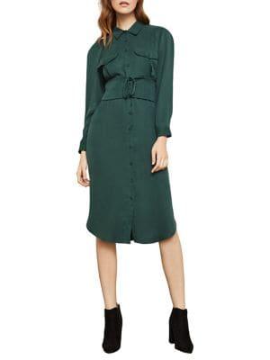 Bcbgmaxazria Corseted Shirt Dress