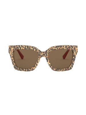 Michael Kors Sporty Berkshires 54mm Square Sunglasses