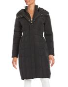Cole Haan Signature Hooded Quilted Down Coat