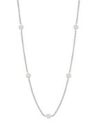 Dogeared Silverplated Long Disc Necklace