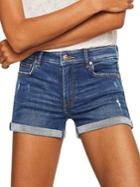 Mango Vicky Medium-waist Denim Shorts