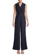 Donna Karan Double-breasted Wide-leg Jumpsuit