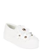 Marc Jacobs Daisy Leather Slip-on Sneakers