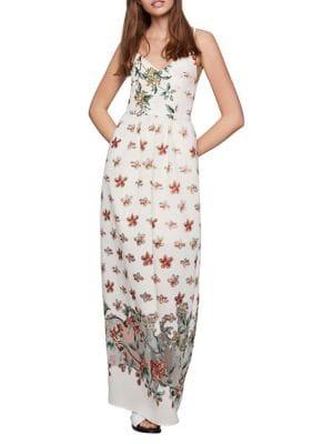 Bcbgeneration Floral Burnout Maxi Dress
