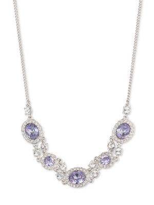Givenchy Crystal Oval Statement Necklace