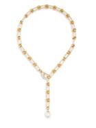 Sole Society Faux Pearl Link Necklace