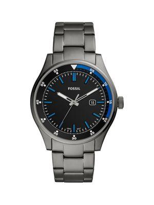 Fossil Belmar Three-hand Smoke Stainless Steel Watch