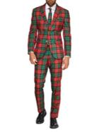 Opposuits 3-piece Slim-fit Trendy Tartan Christmas Suit