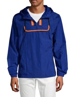 Askya Hooded Half-zip Windbreaker