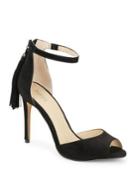 Botkier New York Anna Tasseled Suede Stiletto Sandals