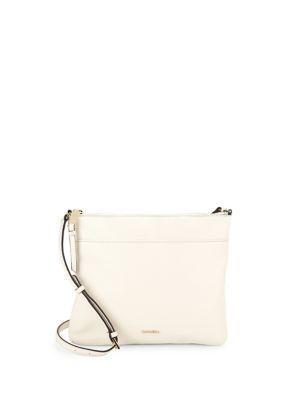 Calvin Klein Square Zip Leather Crossbody Bag