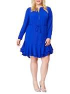 Rebel Wilson X Angels Plus Floral Ruffle Dress