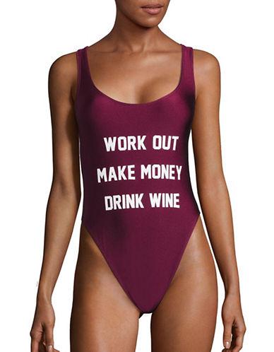 Private Party Work Out One Piece Swimsuit