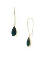 Robert Lee Morris Collection Raising Arizona Crystal And Green Patina Drop Earrings