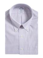 Brooks Brothers Windowpane Regent-fit Cotton Dress Shirt