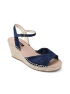 Kensie Vermont Suede Wedged Sandals