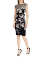 Lauren Ralph Lauren Petite Floral-printed Jersey Dress