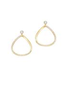 Swarovski Crystal & 23k Gold-plated Drop Earrings