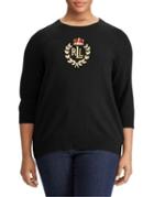 Lauren Ralph Lauren Plus Bullion Crest Sweatshirt