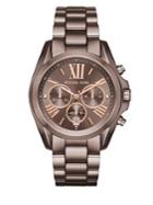 Michael Kors Bradshaw Sable Ip Stainless Steel Bracelet Watch