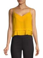 French Connection Crepe Frill Tank Top