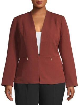 Nipon Boutique V-neck Fly Away Blazer