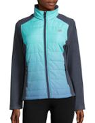 New Balance Dip Dyed Quilted And Fleece Performance Jacket