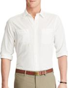 Polo Ralph Lauren Solid Cotton Casual Shirt