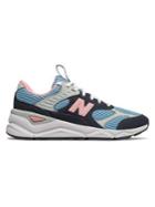New Balance X-90 Patchwork Mesh & Suede Sneakers