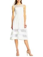 Aidan By Aidan Mattox Banded Lace A-line Dress