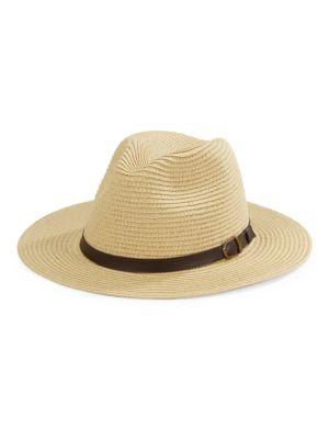 Kathy Jeanne Leather Band Fedora Hat