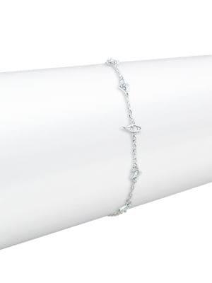 Karl Lagerfeld Rocky Charm Sterling Silver Bracelet