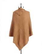 Lord & Taylor Basket Weaved Poncho