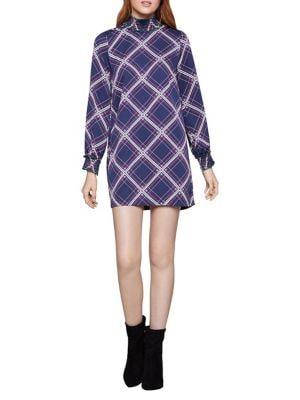 Bcbgeneration Plaid Smocked Dress