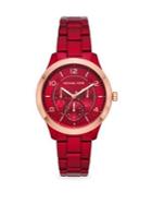 Michael Kors Runway Chronograph Coated Stainless Steel Watch