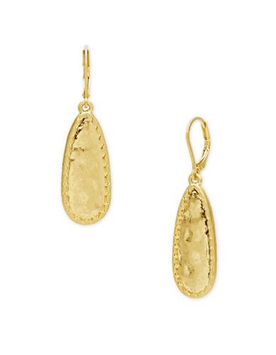 Lonna & Lilly Hammered Drop Earrings