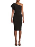 Chiara Boni La Petite Robe Ruffle-sleeve Sheath Dress