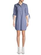 Michael Michael Kors Printed Self-tie Shift Dress