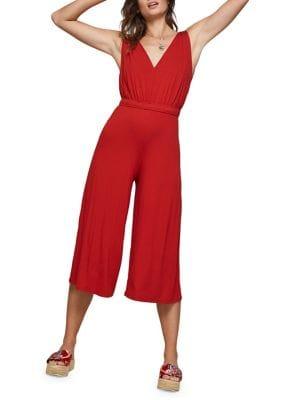 Miss Selfridge Cropped Wide-leg Jumpsuit