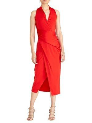 Rachel Rachel Roy Bret Wrap Halter Dress