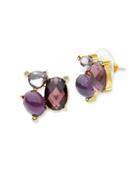 Lonna & Lilly Faceted Glass Stone Cluster Stud Earrings