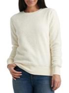 Lucky Brand Faux Fur Crewneck Sweater
