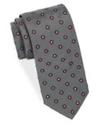 Brooks Brothers Silk Neat Floral-embroidered Tie
