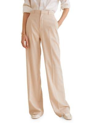 Mango High-waist Palazzo Pants