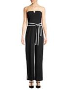 Miss Selfridge Belted Wide-leg Jumpsuit