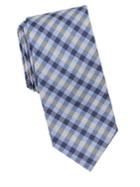 Tallia Orange Leland Plaid Silk Tie