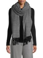 Steve Madden Fringe Herringbone Scarf