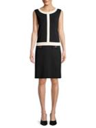 Anne Klein Roundneck Knee-length Dress